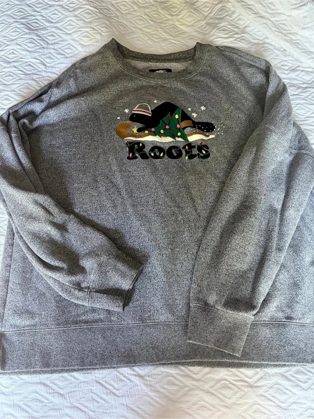 Roots Holiday-themed grey Sweatshirt